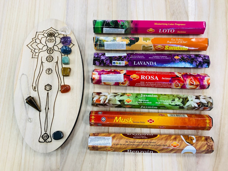 Tabla Chakras ovalada